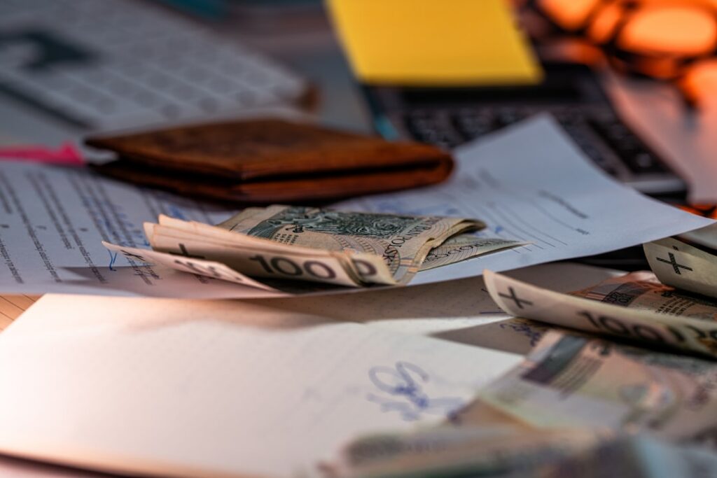 Financiële documenten en betalingsoverzichten voor cashflowberekening